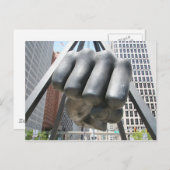 Die Faust Postkarte (Vorne/Hinten)