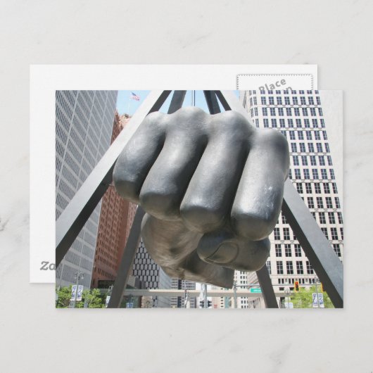 Die Faust Postkarte (Vorne/Hinten)