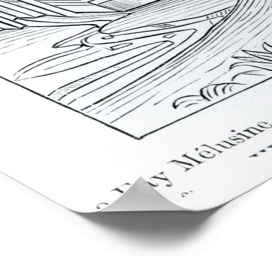 Die fay Melusine Poster (Ecke)