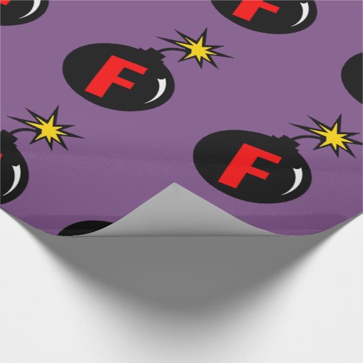 die Fbombe Geschenkpapier (Ecke)