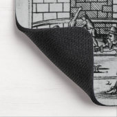 Die fechtende Schule Mousepad (Ecke)