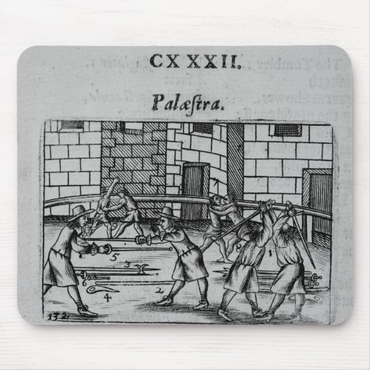 Die fechtende Schule Mousepad (Vorne)