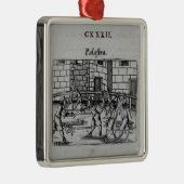 Die fechtende Schule Silbernes Ornament (Rechts)