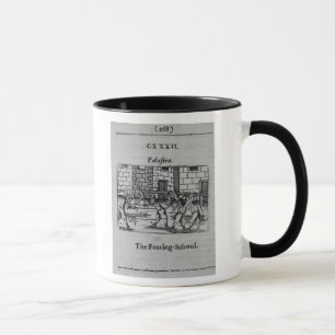 Die fechtende Schule Tasse