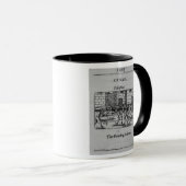 Die fechtende Schule Tasse (VorderseiteRechts)