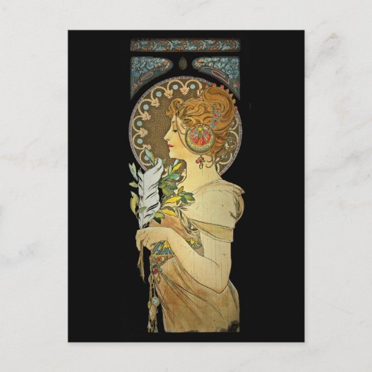 Die Feder 1899 Postkarte (Vorderseite)