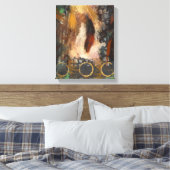 Die Feder Canvas drucken Leinwanddruck (Insitu (Schlafzimmer))