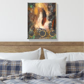 Die Feder Canvas drucken Leinwanddruck (Insitu (Schlafzimmer))