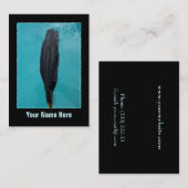 Die Feder des Raben Visitenkarte (Vorne/Hinten)