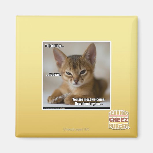 Die Feder ist tot. Magnet (Vorne)