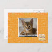 Die Feder ist tot. Postkarte (Vorne/Hinten)