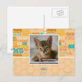 Die Feder ist tot. Postkarte (Vorne/Hinten)