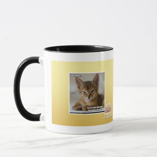 Die Feder ist tot Tasse (Links)