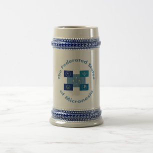Die Federated States of Micronesia Bierglas