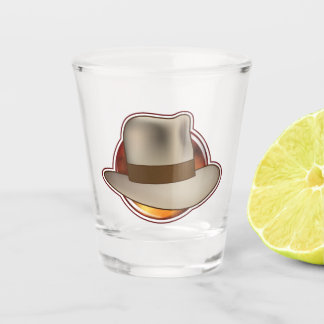 Die Fedora-Chroniken Feuer-Logo-Shotgläser Schnapsglas