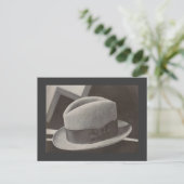 Die Fedora Postkarte (Stehend Vorderseite)