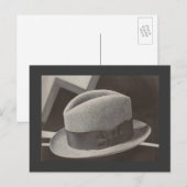 Die Fedora Postkarte (Vorne/Hinten)