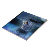 Die Fee, die ihr entgeht, vergoldete Käfig Fliese (Seite)