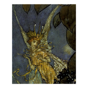 „Die Fee-Königin“ von Edmund Dulac Poster