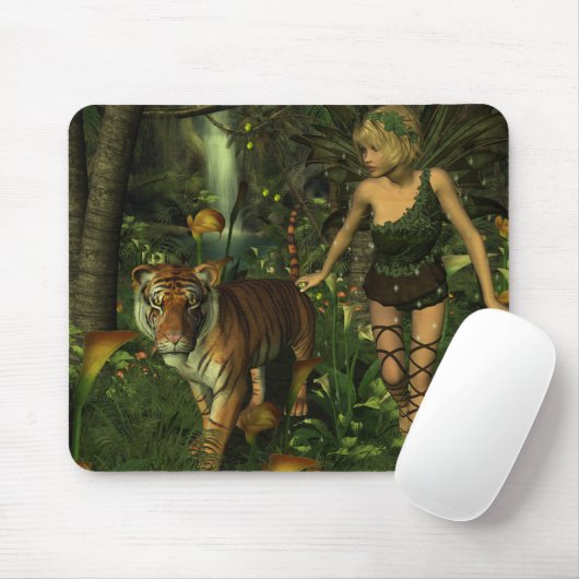 Die Fee und der Tiger Mousepad (Mit Mouse)