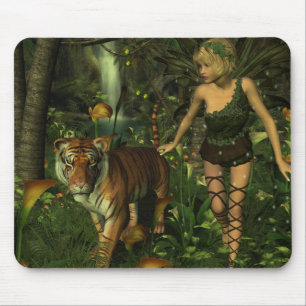 Die Fee und der Tiger Mousepad