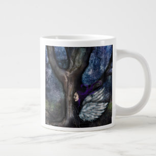Die Fee und der Zauberer Baum Jumbo Kaffeetasse Jumbo-Tasse