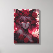 Die Fee verbotener Rose Leinwanddruck (Vorderseite)