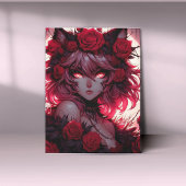 Die Fee verbotener Rose Leinwanddruck