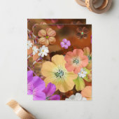 Die Fee wird bald 1 herauskommen Mitteilungskarte (Vorderseite/Rückseite Beispiel)