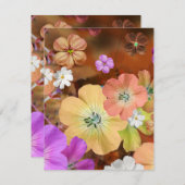 Die Fee wird bald 1 herauskommen Mitteilungskarte (Vorne/Hinten)