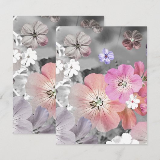 Die Fee wird bald 2 herauskommen Mitteilungskarte (Vorne/Hinten)