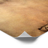 Die Feen haben ihre Zelte mit den Vögeln Poster (Ecke)