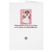 DIE FEENHAFTE BRAUT - Braut, Hochzeitskarte (Hinten)