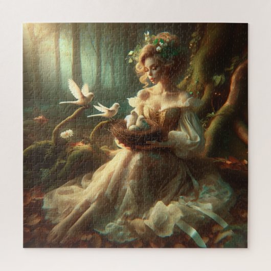 Die Feenkönigin des Waldnests Puzzle (Vertikal)