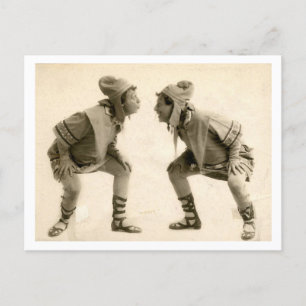 Die Fehlerkomödie von 1902 Vintag Postkarte