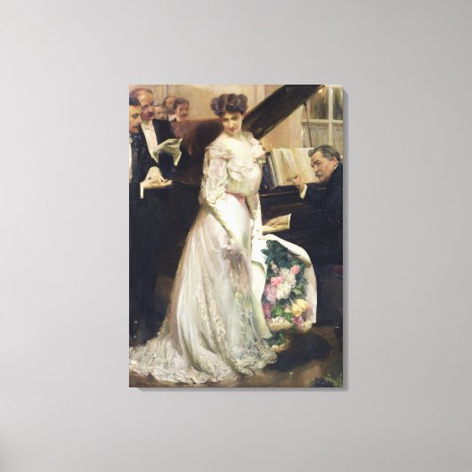 Die Feier 1906 Leinwanddruck (Vorderseite)