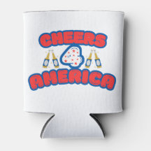 Die Feier 4 Amerika in Rot, Weiß und Blau