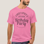 Die Feier eines T - Shirt zum Geburtstag (Vorderseite)