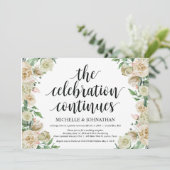 Die Feier, Elopement Empfang Einladung (Stehend Vorderseite)