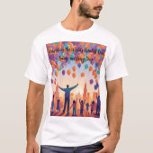 Die Feier zum größten Vater der Welt T-Shirt (Vorderseite)