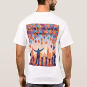 Die Feier zum größten Vater der Welt T-Shirt (Rückseite)