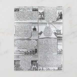 Die feierliche Liga und der Bund Postkarte