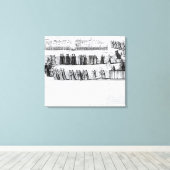 Die feierliche Mock-Prozession Leinwanddruck (Insitu (Holzboden))