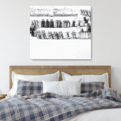 Die feierliche Mock-Prozession Leinwanddruck (Insitu (Schlafzimmer))