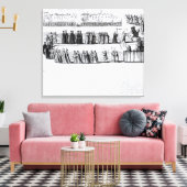 Die feierliche Mock-Prozession Leinwanddruck (Insitu (Wohnzimmer))