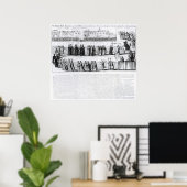 Die feierliche Mock-Prozession Poster (Heimbüro)