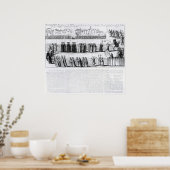 Die feierliche Mock-Prozession Poster (Küche)