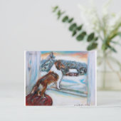 Die Feiertagspostkarte (Stehend Vorderseite)