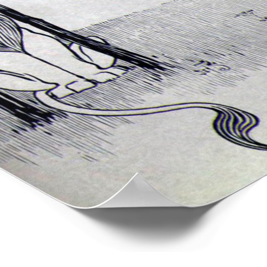 Die feige Löwe Poster (Ecke)