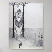 Die feige Löwe Poster (Vorne)